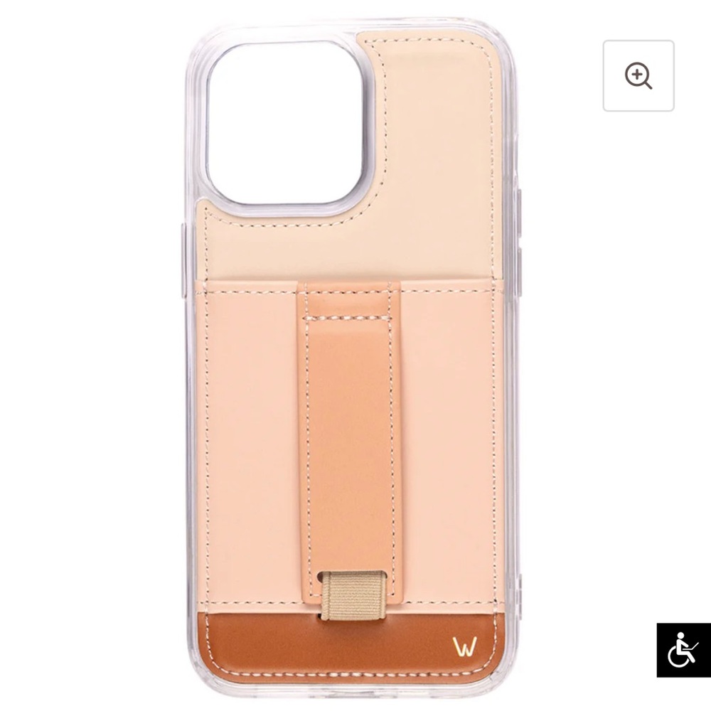 Walli iPhone 14 Pro Wallet Case Card Holder Creamsicle